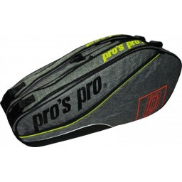 Сак за тенис Pro's Pro 8-Racketbag graphite