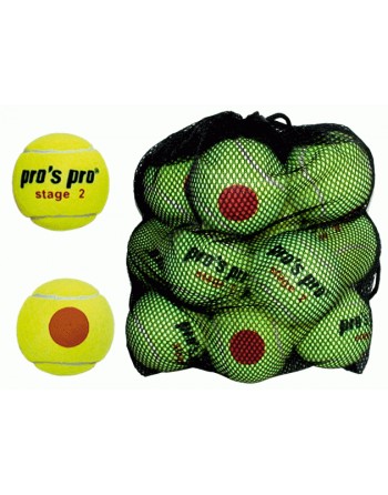 Тенис топки Pro's Pro Stage 2 – 12 бр.