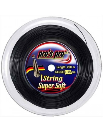 Кордаж Pro's Pro iString Super Soft 1.25 черен – 200 м
