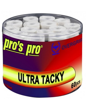 Грипове Pro's Pro Ultra Tacky бели – кутия 60 бр.